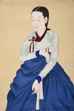 Frauenporträt, Korea, spätes 19./frühes 20. Jh., Slg. Konsul H. C. Eduard Meyer. © NRICH 